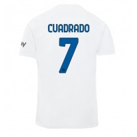 Inter Milan Juan Cuadrado #7 Vonkajší futbalový dres 2023-24 Krátky Rukáv